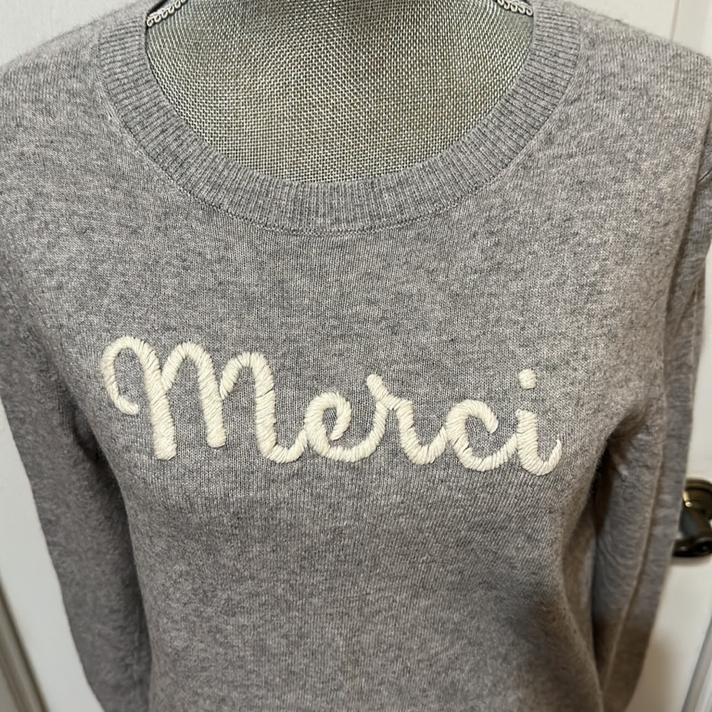 Banana Republic Merci Grey Sweater Size M